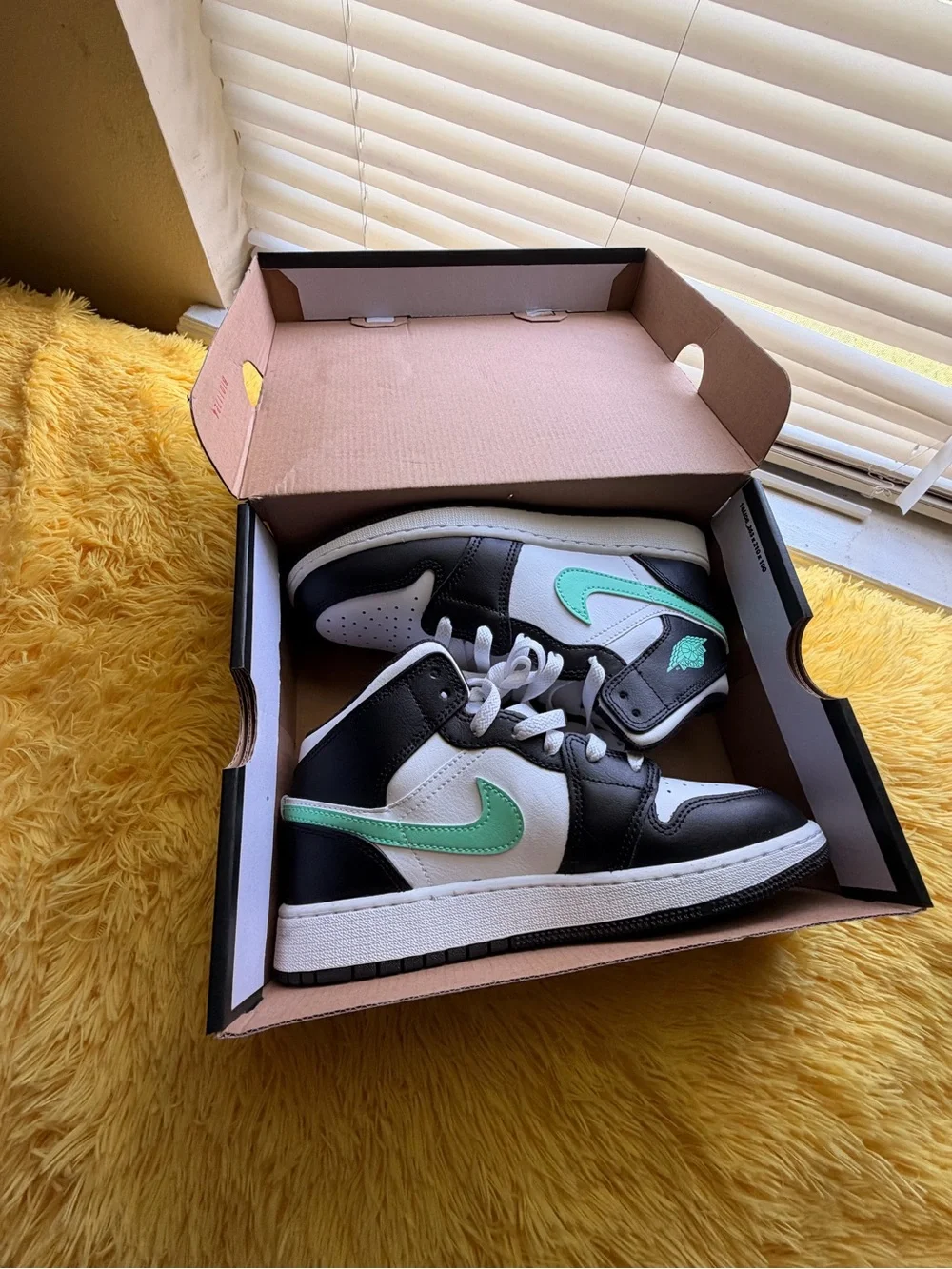 Jordan Sneakers Black Box with Gold Jumpman Logo